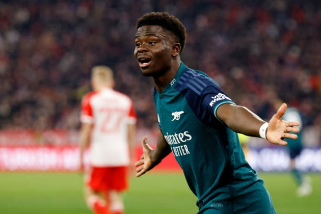 Gây thất vọng, Bukayo Saka bị huyền thoại Arsenal chỉ trích  - Bóng Đá